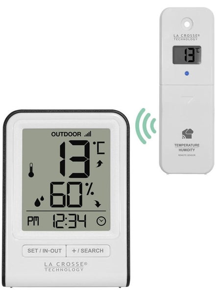 La Crosse LTV-D1TH2 Indoor & Outdoor Thermometer (REFURBISHED MODEL, Half Price) Carousel 1