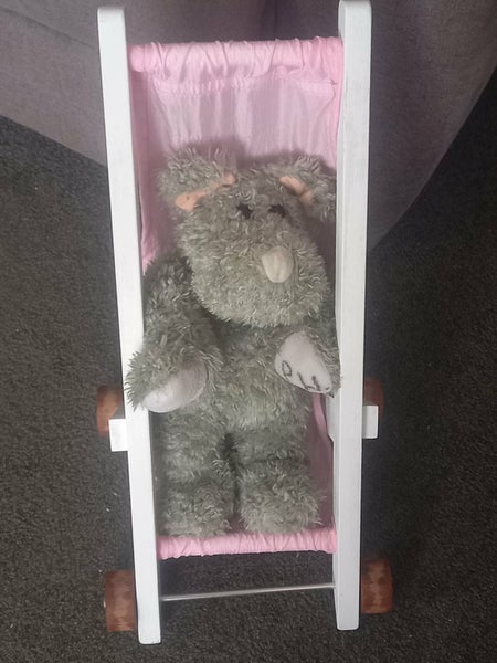 DOLLS STROLLER BRAND NEW, PAINTED, SOLID WOOD Carousel 2