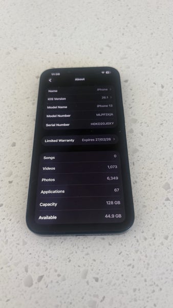 iPhone 13 excellent condition64670138271489112