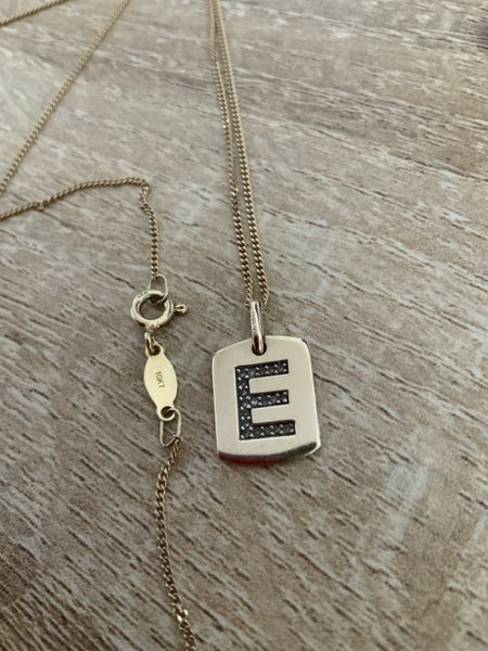 10k MHJ YELLOW GOLD E DIAMOND NECKLACE Carousel 1