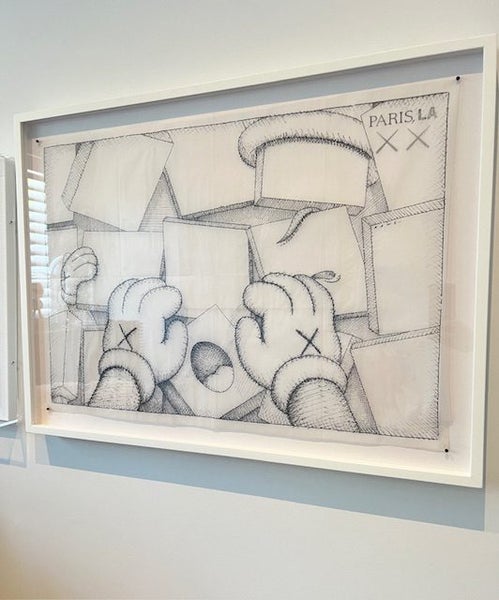 Authentic KAWS Original Silkscreen Print - Paris, LA Magazine 2010 AFTERPAY Carousel 1