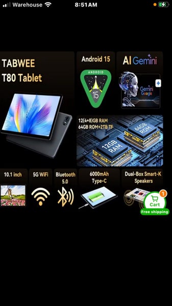 Gemini AI 15 Android tablet 2025 new Carousel 6