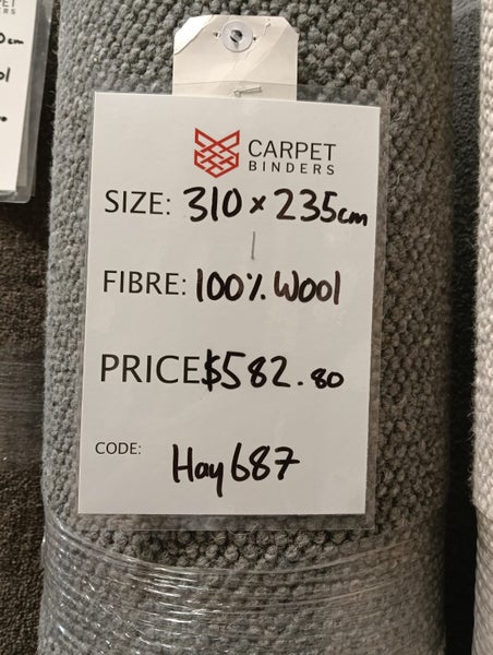 100% NZ Wool carpet piece | 310 x 235cm Carousel 1