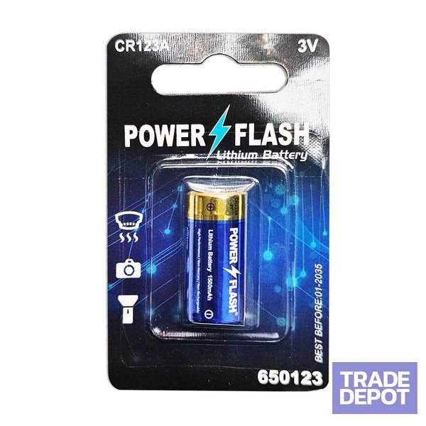 POWER FLASH CR123A Lithium Battery Carousel 1