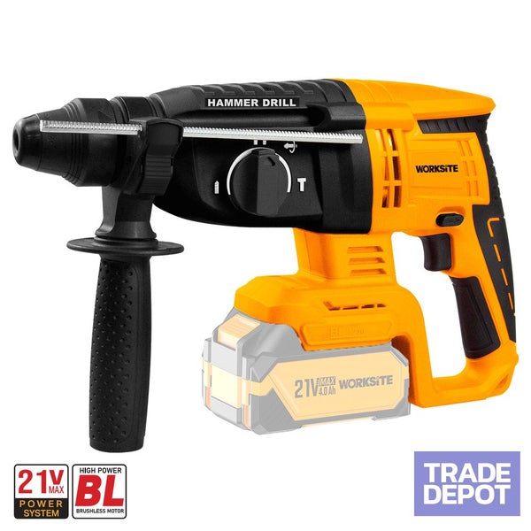 Brushless Hammer Drill 26mm 21V - SKIN ONLY - EXCLUDES BATTERY AND CHARGER Carousel 1