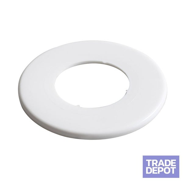 Wall Flange P/S White - 32mm Carousel 1