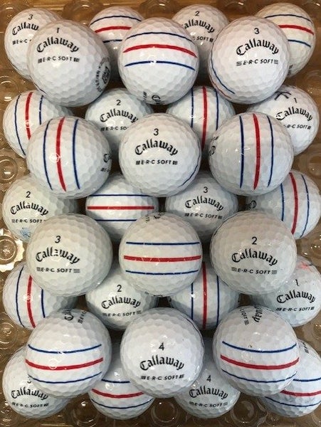 Callaway E.R.C Soft Triple track Used Balls - 24 balls Carousel 1