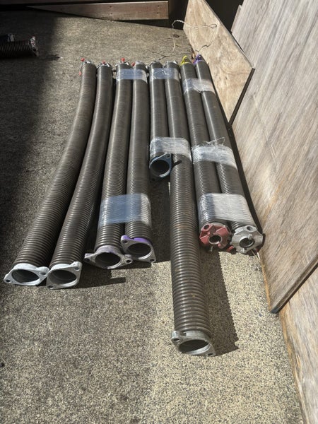 8x Sectional Garage Door Springs – Heavy-Duty – Excellent Condition64672285078275110