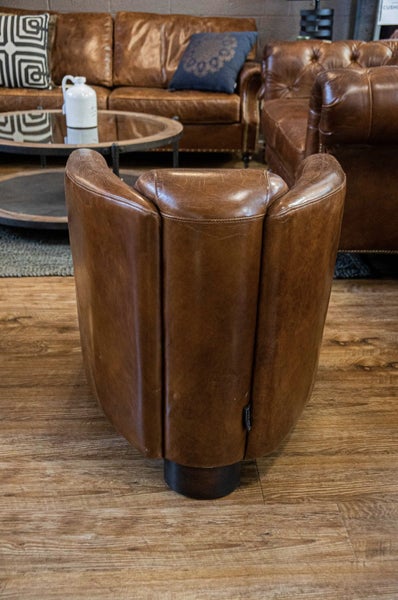 Urbano Interiors - Vanguard Aged Italian Leather Chair Carousel 6