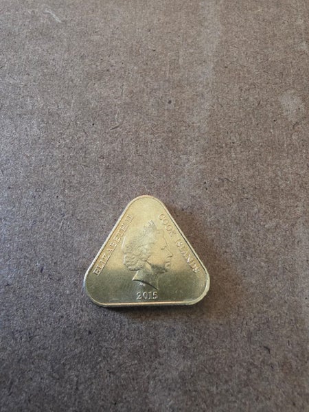 COOK ISLANDS $2 coin x1 year 2015 # Carousel 2