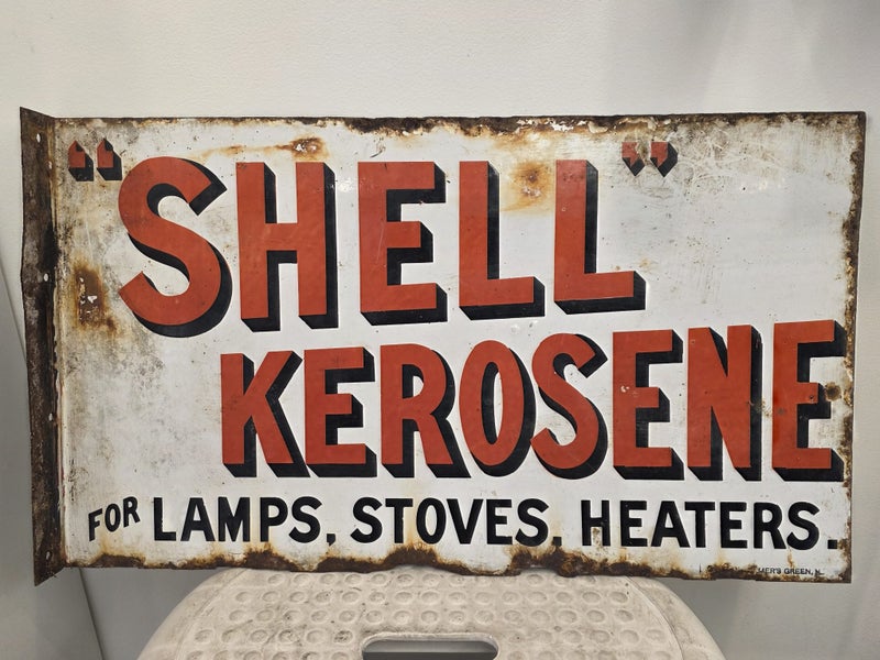Shell Kerosene Enamel Sign (Two Sided)64672543458690111