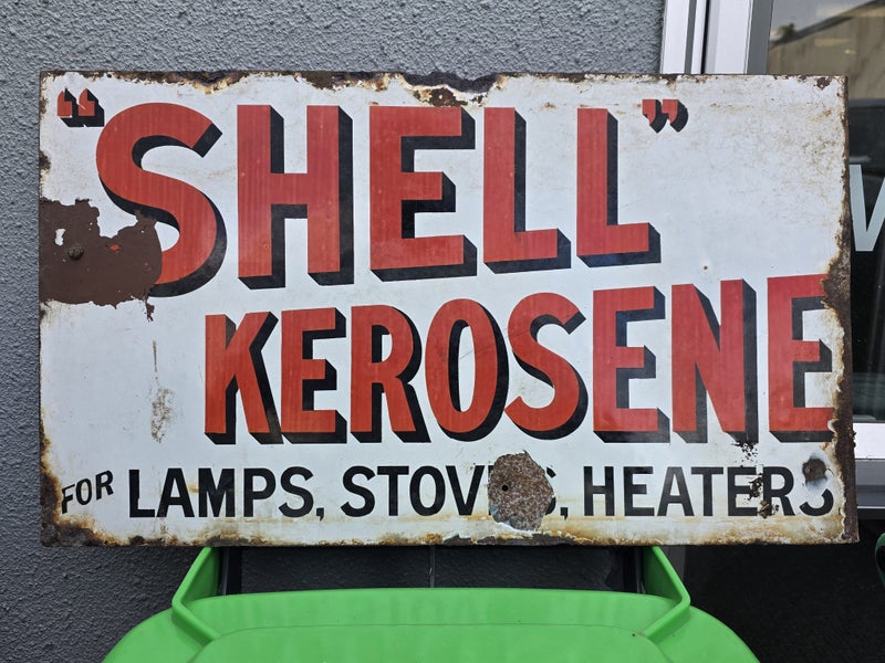 Shell Kerosene Enamel Sign (Two Sided)64672543458690113
