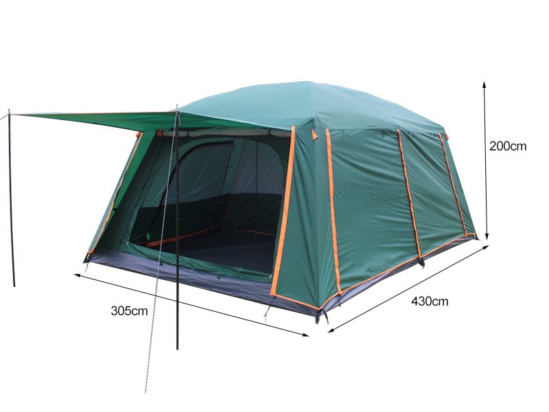 Camping tent 430*305cm/6-10 Person Large tents Carousel 6