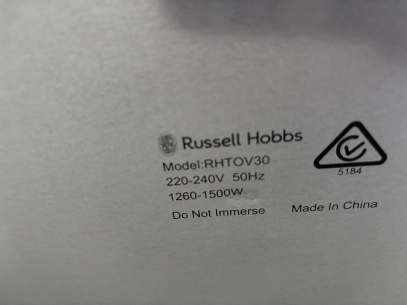 Russell and Hobbs Bench Top Oven Toaster Carousel 5