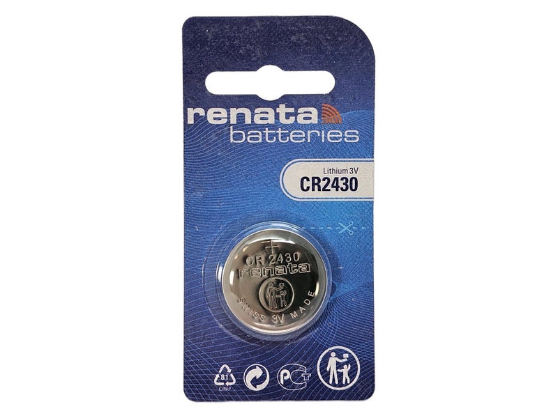 Renata CR2430 3V Lithium Coin Battery - 1 Pack Carousel 1