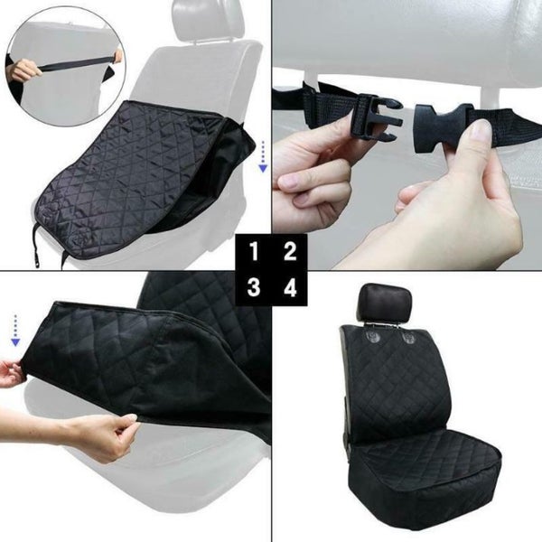 Pet Dog Water Resistant Front Seat Car Seater Cover Protector Mat Carousel 5