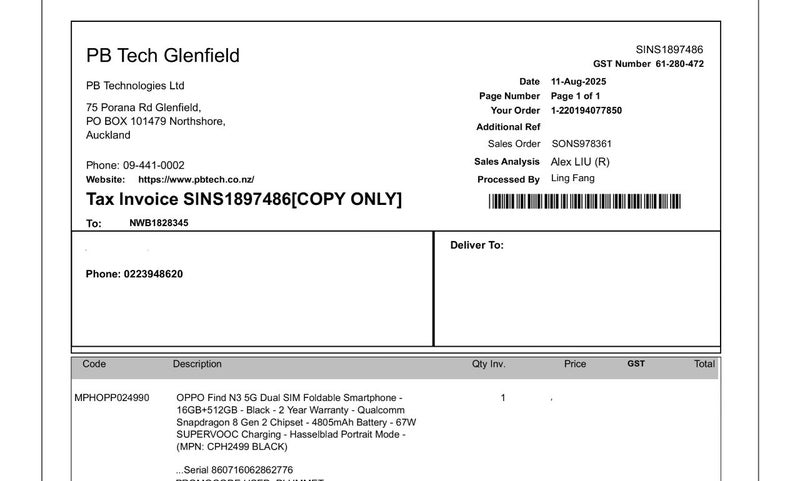 Oppo Find N3 Fold (512 GB +16 GB RAM) Carousel 10