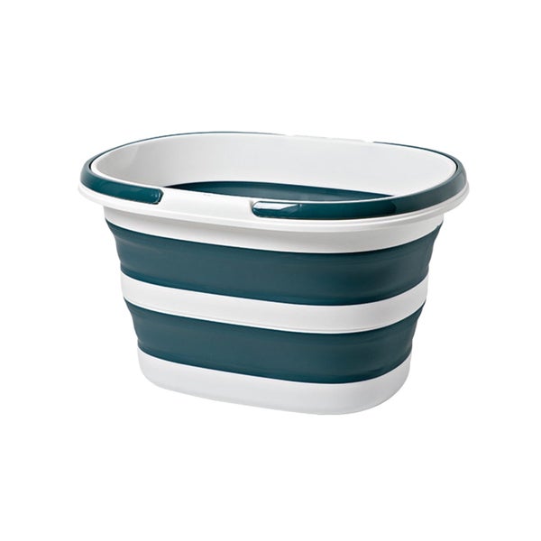 Collapsible Plastic Bucket, Foldable Mop Bucket Laundry Basket with Handle, Carousel 2