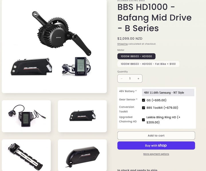 Project MTB with Bafang BBHD - 1000 Watt mid drive -160 Nm torque - with Extras.64673283609985111