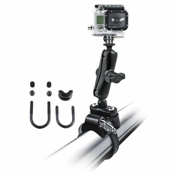 RAM Action Camera / GoPro Mount with U-Bolt Rail Handlebar Base Carousel 2