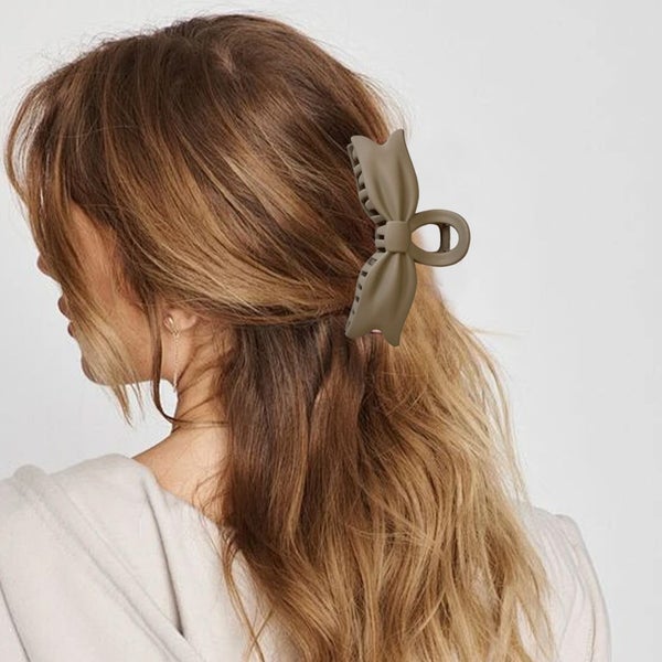 Valentinese Day Bow Hair Clips Hair Claw Clips Velvet Ribbon Hair Bow Clips Carousel 1