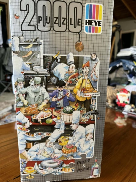 Heye 2000 piece puzzle “Bon Appétit” by Roger Blachon Carousel 2