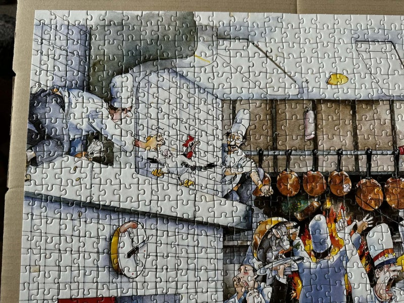 Heye 2000 piece puzzle “Bon Appétit” by Roger Blachon Carousel 11