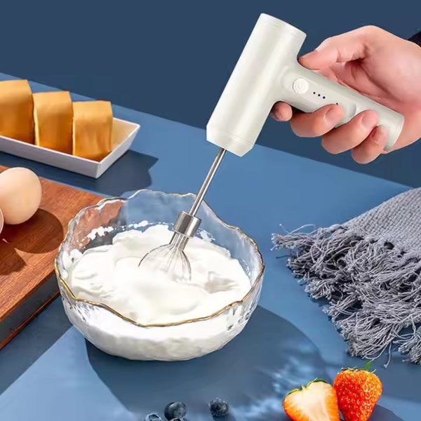 Wireless Electric Food Mixer Portable 3 Speeds Egg Beater Carousel 2