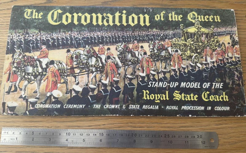 The Coronation of the Queen with Stand-up Model - Rare Item Carousel 1