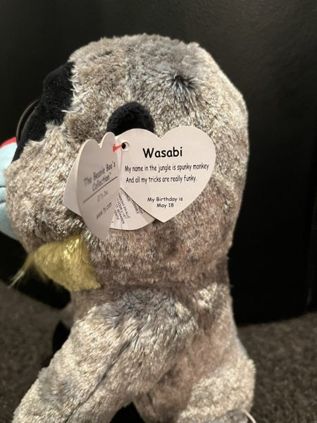 Two Tys - with tags. 1 large baboon (mandrill) and 1 medium size sloth Carousel 4