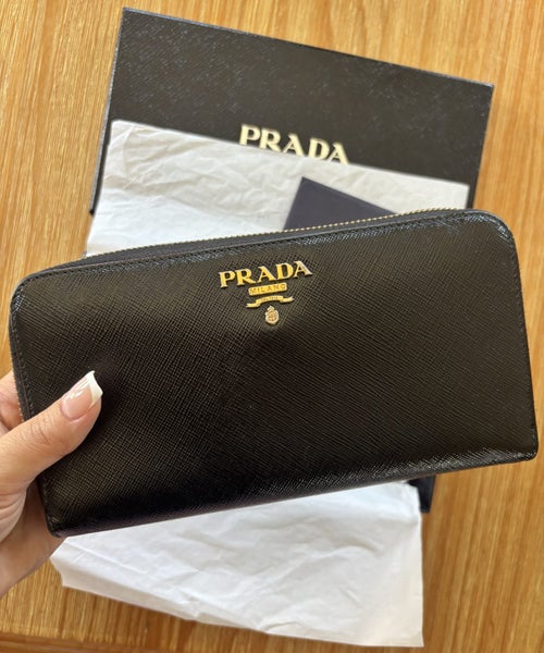 PRADA SAFFIANO ZIP-AROUND LONG WALLET by N1ML50664674928162049111