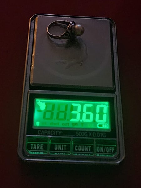 Antique 18ct White Gold Pearl Ring $1 Reserve Carousel 12