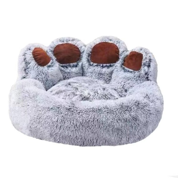 Fluffy Plush Dog Bed Large Small Pet Bed Sofa for Cats Puppy Carousel 1