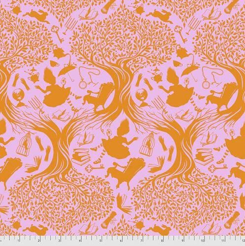 Free Spirit Tula Pink Fabric - Curiouser and Curiouser Collection - Down the Carousel 1