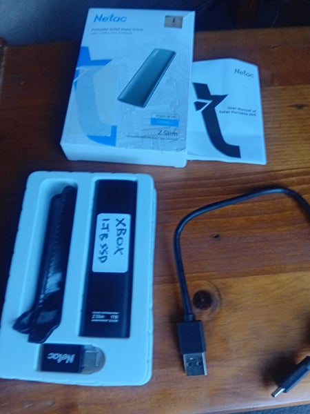 1 TB Netac US2 USB3.2 External SSD XBOX ONE/X - GAMING STORAGE EXTERNAL DRIVE64679141652865110