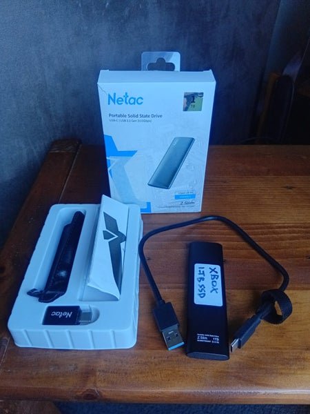 1 TB Netac US2 USB3.2 External SSD XBOX ONE/X - GAMING STORAGE EXTERNAL DRIVE64679141652865111