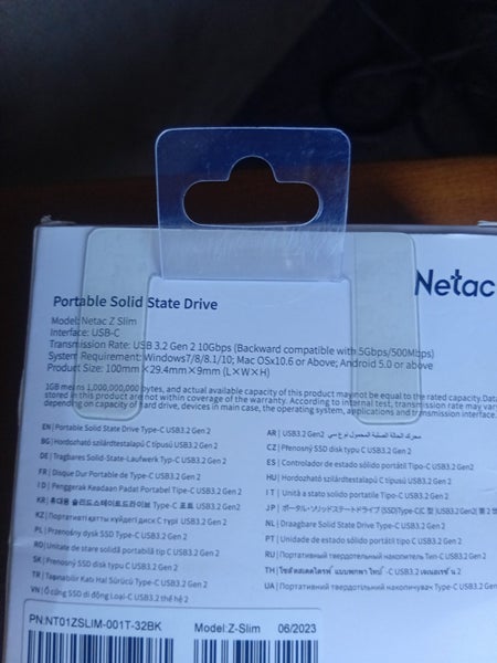 1 TB Netac US2 USB3.2 External SSD XBOX ONE/X - GAMING STORAGE EXTERNAL DRIVE64679141652865113