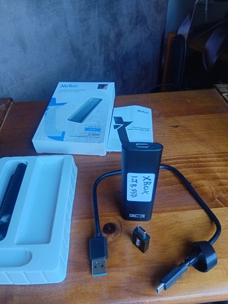 1 TB Netac US2 USB3.2 External SSD XBOX ONE/X - GAMING STORAGE EXTERNAL DRIVE64679141652865112