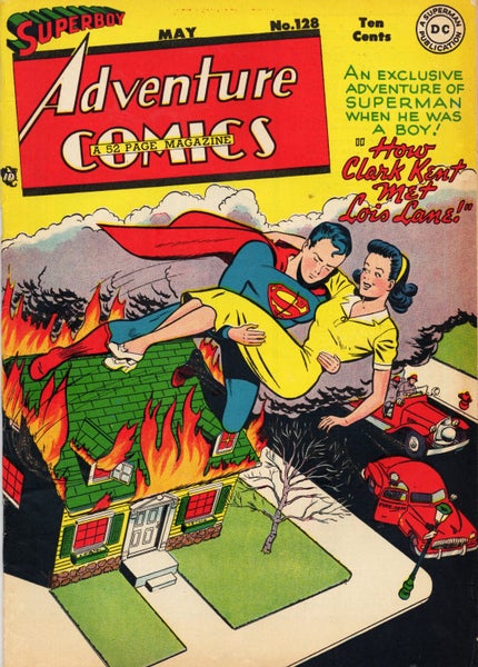 Rare Golden Age Comic: Adventure Comics No. 128 - How Clark Kent Met Lois Lane Carousel 1