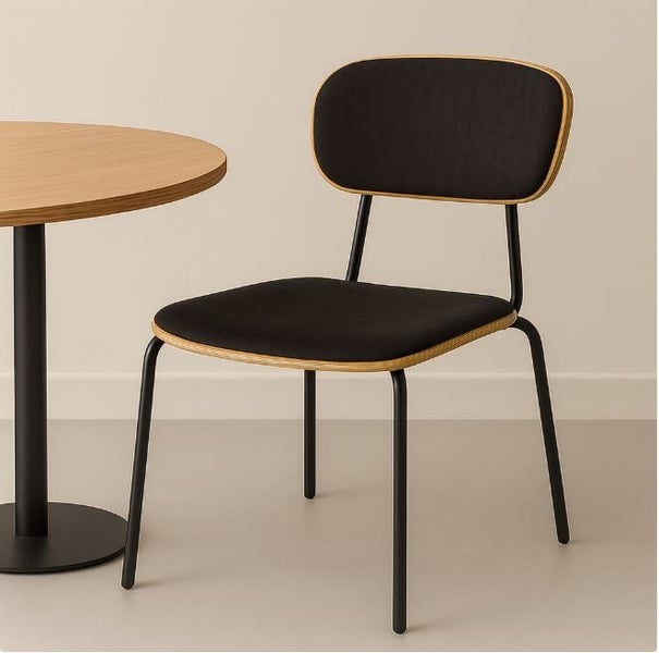 Oblaka Dining Chair Black/White Carousel 2