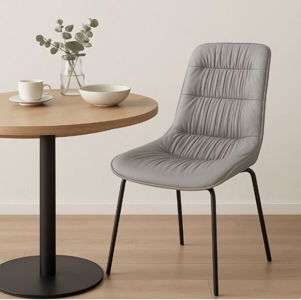 Nilevikbi Dining Chair, Black/White Carousel 1