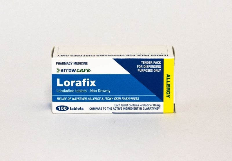Lorafix (Loratadine 10mg) - 100 tablets Carousel 1