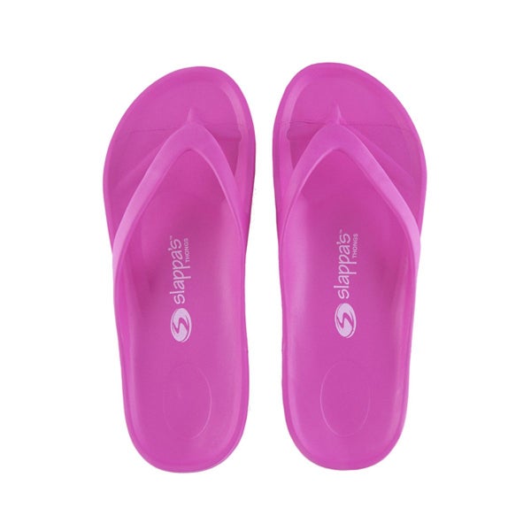 Slappa's Arch Support Thongs - Pink Carousel 1