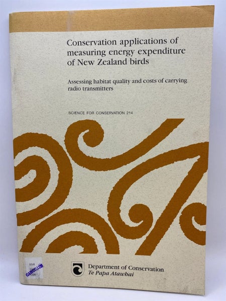 Conservation applications of measuring energy expenditure of new Zealand bird... Carousel 1