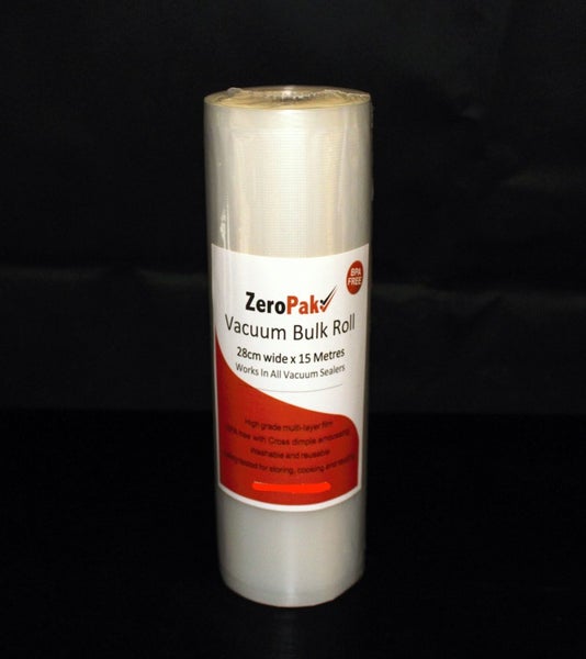 **ZEROPAK**VACUUM ROLL FILM**28cm wide x 15m BULK ROLL** Carousel 1