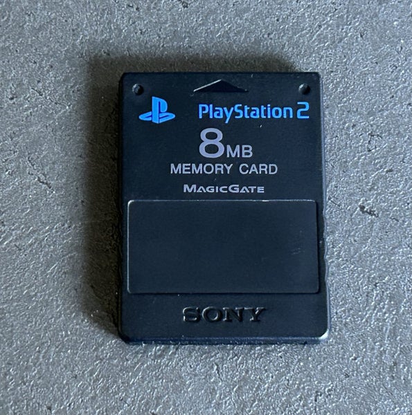 Official Sony Playstation 2 (PS2) Memory Card - Black Carousel 1