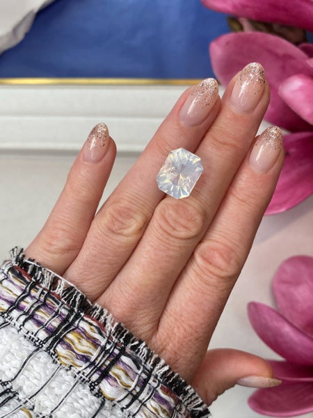 $1RES ~ $1080 Retail * 10.41ct Milky Quartz Carousel 2