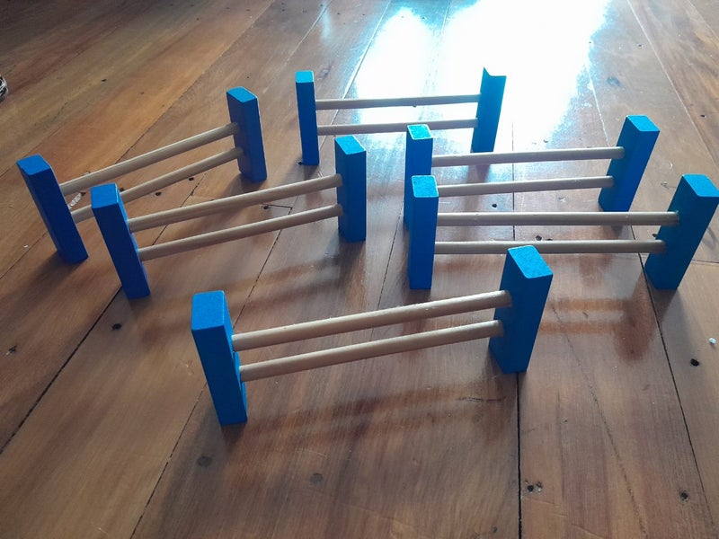 6 x wooden fences or horse jumps. Carousel 1