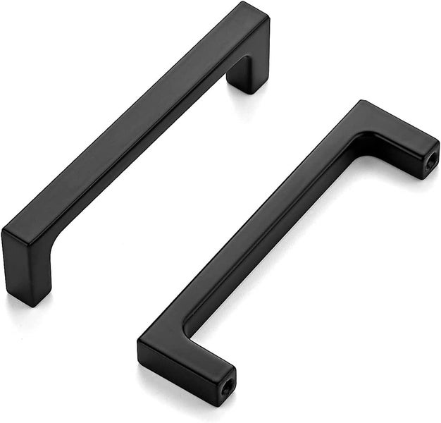 30Pack 3-3/4 inch Hole Centers Matte Black Cabinet Pulls Kitchen Cabinet Ha Carousel 1