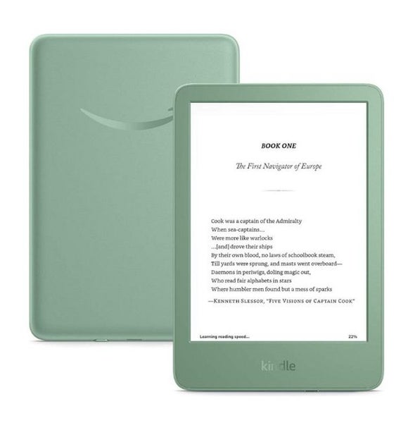 Amazon Kindle 6" 11th Gen (2024) 16GB Matcha Green + Afterpay Carousel 1